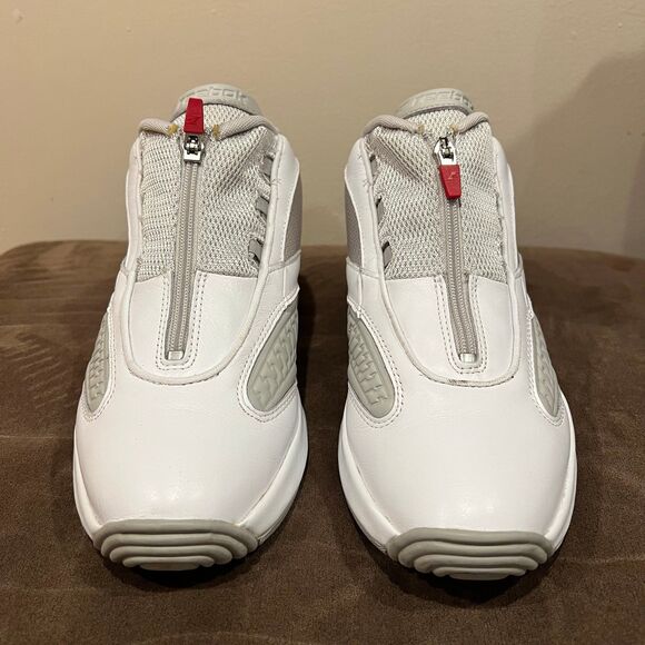 Reebok Classics Answer IV x Packer Shoes White Silver Allen Iverson Size 9 - Picture 3 of 11